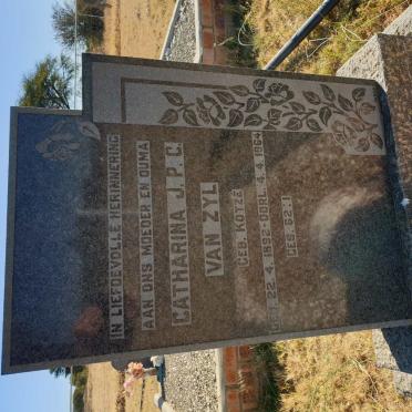 ZYL Catharina J.P.C., van nee KOTZE 1892-1964