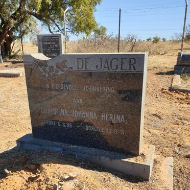 JAGER Christina Johanna Herina, de 1895-1971