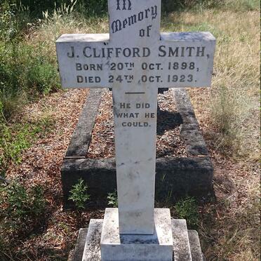 SMITH J. Clifford 1898-1923 :: SMITH Alice -1936