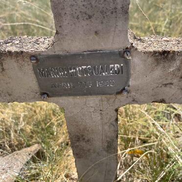 MOTSUALEDI Mariri -1928