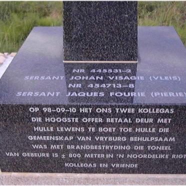 VISAGIE Johan -1998   :: FOURIE Jaques -1998