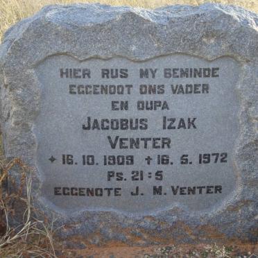VENTER Jacobus Izak 1909-1972
