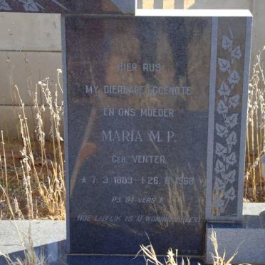 VORSTER Maria M.P. nee VENTER 1889-1968