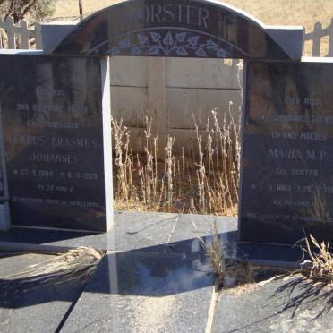 VORSTER Petrus Erasmus Johannes 1884-1969 &amp; Maria M.P. VENTER 1889-1968
