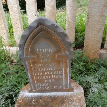 FOURIE Antonie Christoffel 1925-1926