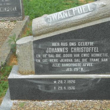 SWANEPOEL Johannes Christoffel 1926-1976