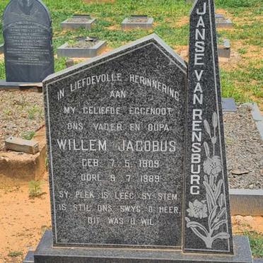 RENSBURG Willem Jacobus, Janse van 1909-1989