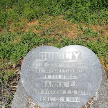DUMINY Anna E. nee STRYDOM 1890-1964