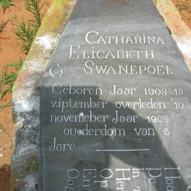 SWANEPOEL Catharina Elicabeth 1903-1909 