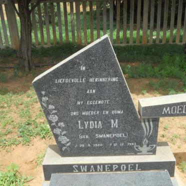 SWANEPOEL Lukas Andries 1915-1993 &amp; Lydia M. SWANEPOEL 1920-1983 