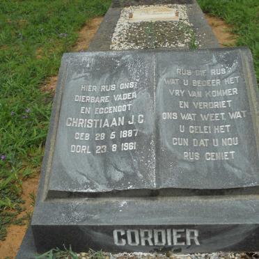 CORDIER Christiaan J.C. 1887-1961