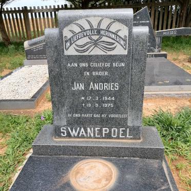SWANEPOEL Jan Andries 1944-1975