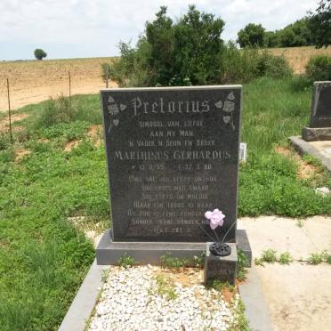 PRETORIUS Marthinus Gerhardus 1955-1986