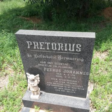 PRETORIUS Petrus Johannes 1970-1970
