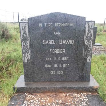 CORDIER Sarel Dawid 1885-1965