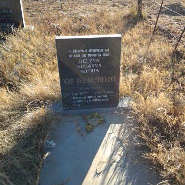 WESTHUIZEN Helena Susanna Sophia, van der 1937-2006