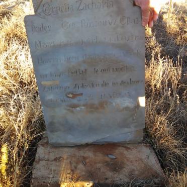 BODES Cornelia Zacharia nee ROSSOUW 1876-