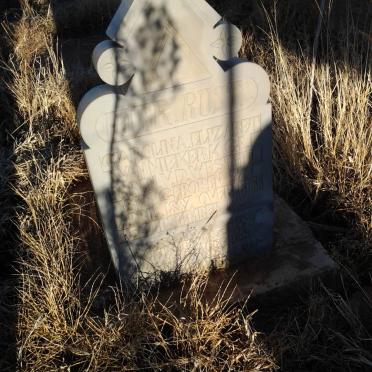 NIEKERK Carolina Elizabeth, van nee V.D. WESTHUIZEN 1887-1922