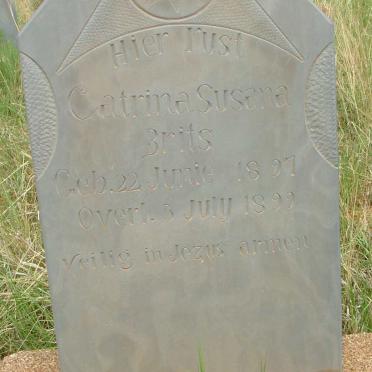 BRITS Catrina Susana 1897-1899