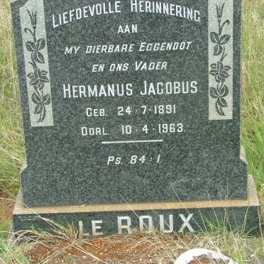 ROUX Hermanus Jacobus, le 1891-1963