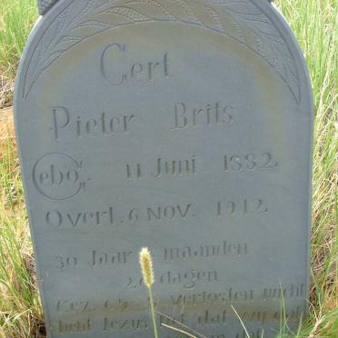BRITS Gert Pieter 1882-1912