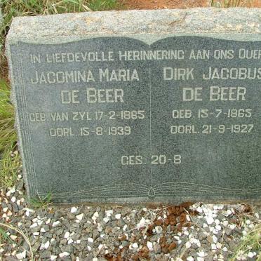 BEER Dirk Jacobus, de 1865-1927 &amp; Jacomina Maria VAN ZYL 1865-1939