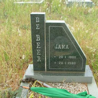 BEER Jana, de 1980-1980