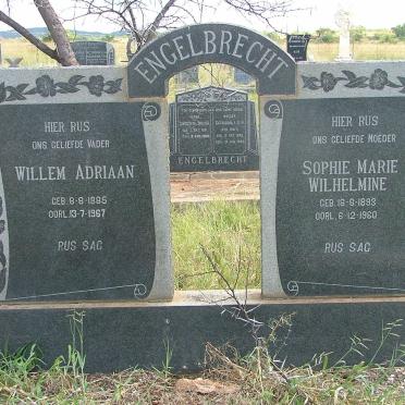 ENGELBRECHT Willem Adriaan 1885-1967 &amp; Sophie Marie Wilhelmine 1893-1960