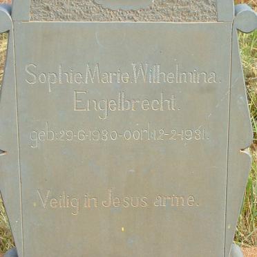 ENGELBRECHT Sophie Marie Wilhelmina 1930-1931