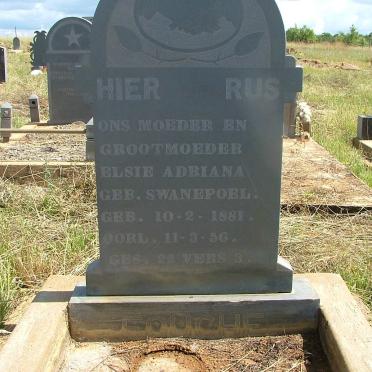 FOUCHE Elsie Adriana nee SWANEPOEL 1881-1956