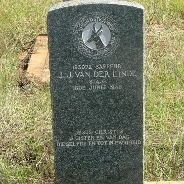 LINDE J.J.,  van der   -1946