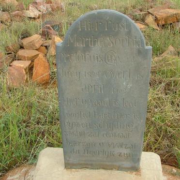 PRETORIUS Martha Sophia 1891-1903