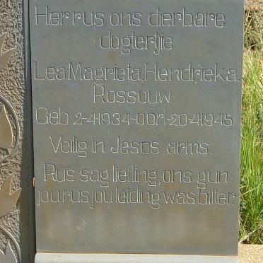 ROSSOUW Lea Magrieta Hendrieka 1934-1945