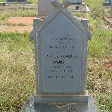 SWANEPOEL Jacobus Cornelius 1910-1978