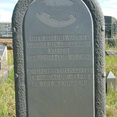 VISSER Cornelius Gregorius 1884-1953