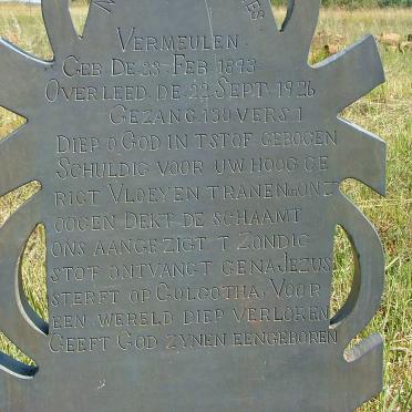 VERMEULEN   1893-1926