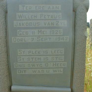 ZYL Willem Petrus Jakobus, van 1926-1942