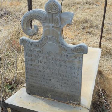 BADENHORST Magrita Lowesa nee ERASMUS 1835-1877