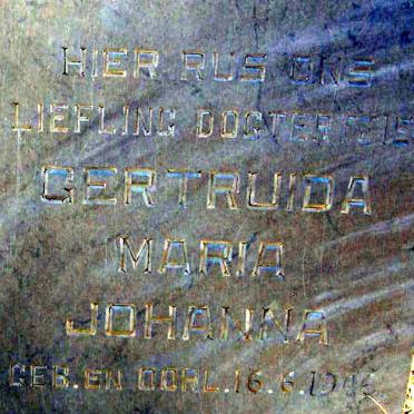 ? Gertruida Maria Johanna 1946-1946