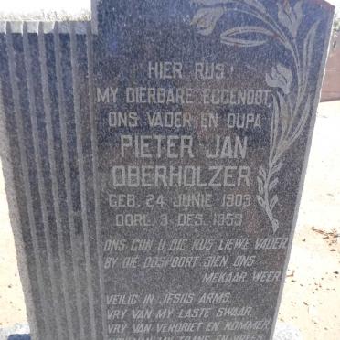 OBERHOLZER Pieter Jan 1903-1959