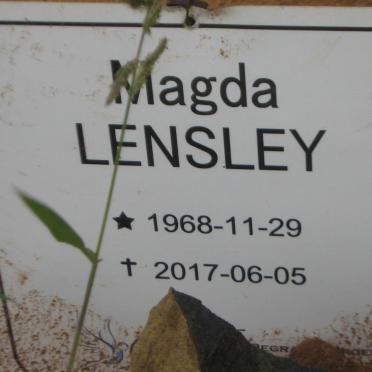 LENSLEY Magda 1968-2017