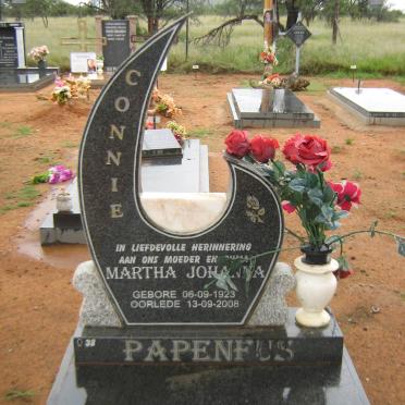PAPENFUS Martha Johanna 1923-2008