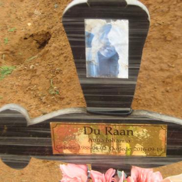 RAAN Anna Johanna, du 1988-2016