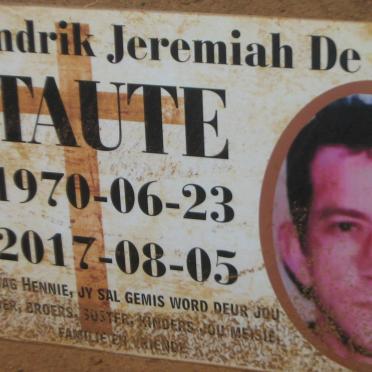 TAUTE Hendrik Jeremiah de Bruin 1970-2017