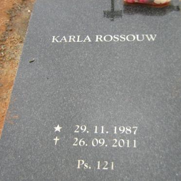 ROSSOUW Karla 1987-2011