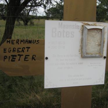 BOTES Hermanus Egbert Pieter 1977-2012
