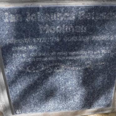 MOOLMAN Jan Johannes Betesda 1972-