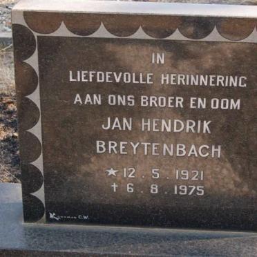 BREYTENBACH Jan Hendrik 1921-1975