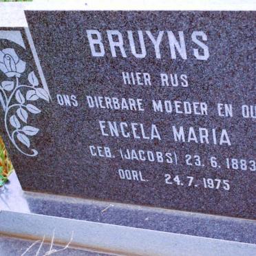 BRUYNS Engela Maria nee JACOBS 1883-1975