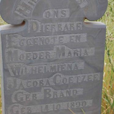 COETZEE Maria Wilhelmiena Jacoba 1890-19?3